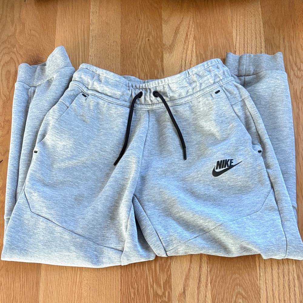 Nike Tech Kids Light Gray Joggers